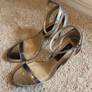 Steven by Steve Madden silver sandals 7.5